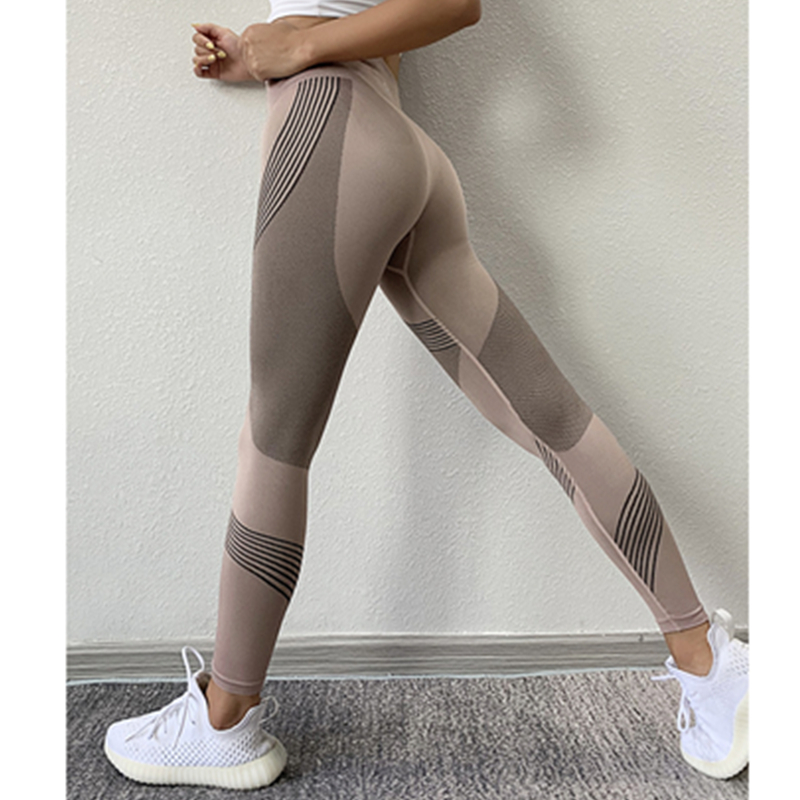 Pantaloni de yoga cu talie înaltă pentru femei care aleargă pantaloni de fitness sport